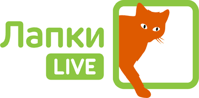 Логотип телеканала Лапки Live