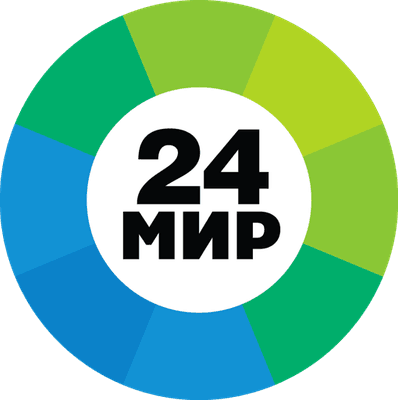 Логотип телеканала Мир 24